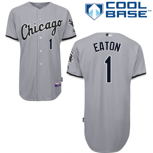 Adam Eaton #1 MLB Jersey-Chicago White Sox Men's Authentic Road Gray Cool Base Baseball Jersey